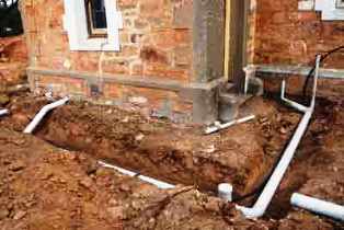 outside drainage Hanwell